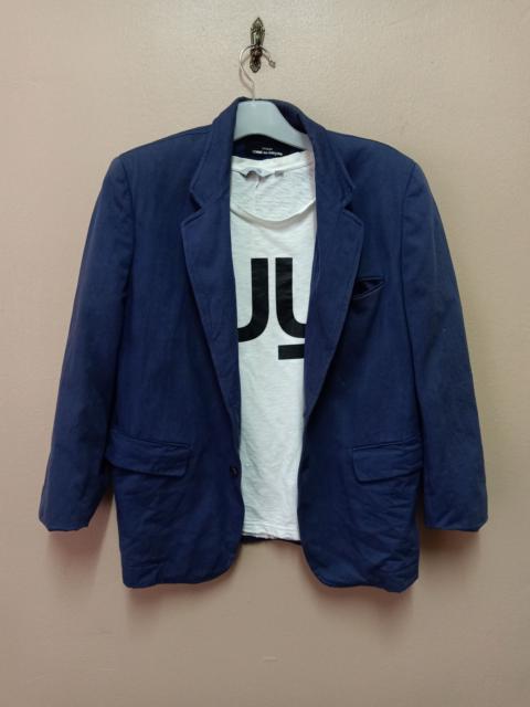 Comme Des Garçons Tricot Commes Des Garcon Indigo Blazer Jacket Casual