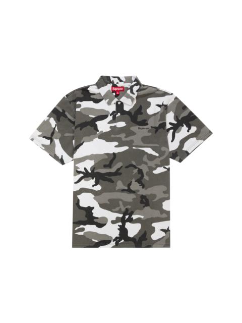 Supreme Supreme Washed Camo Polo Snow Camo