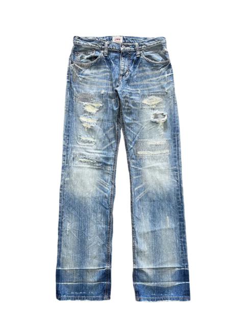 Other Designers FIRE🔥EDWIN EXCLUSIVE VINTAGE RIPPED DISTRESSED DENIM PANTS