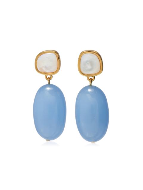 LIZZIE FORTUNATO Big Sur Earrings blue