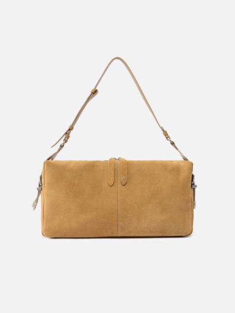 PINKO KEEPER BAG LARGE SHOULDER BAG IN SUEDE
