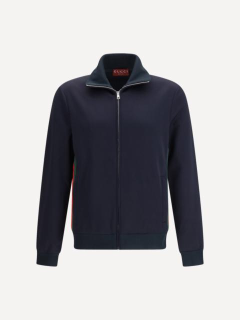 GUCCI Technical jersey zip-up Jacket