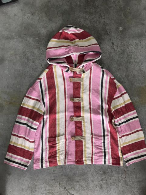 Other Designers Rare Japan Stripe Indigo Hoodie