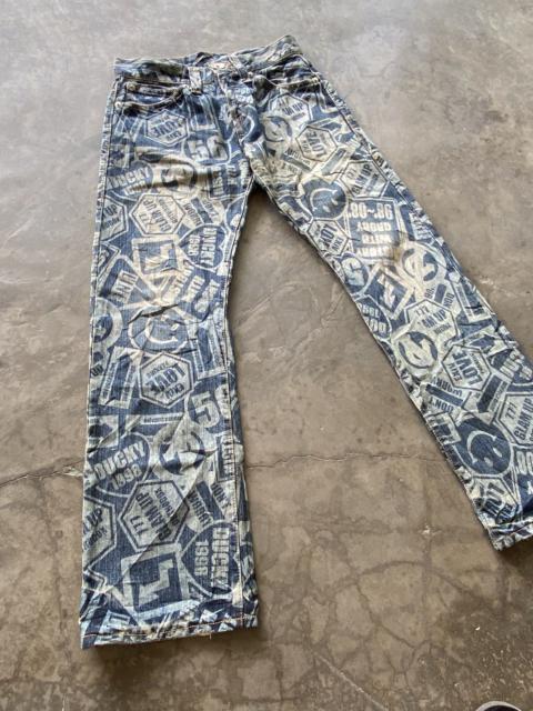 Hysteric Glamour Japanese Co & Lu Jeans Fully Printed Glam Up 🔥