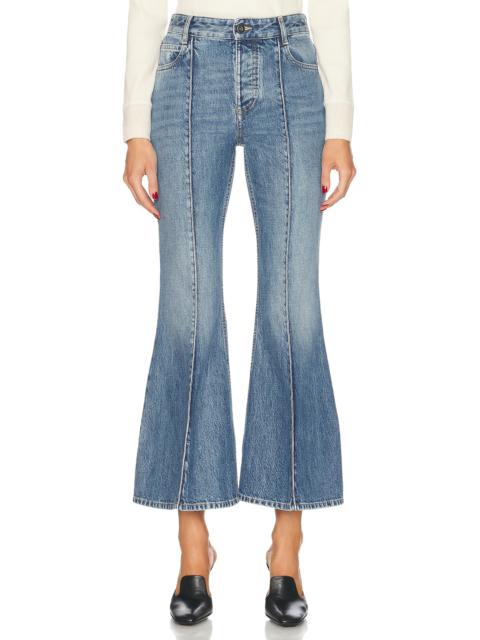 Bottega Veneta Cropped Kick Flare Leg