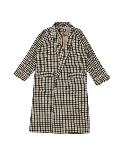 Other Designers Vintage 70's Daks London Checkered Wool Bathrobe