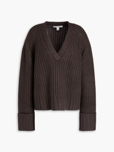Other Designers Oversized ribbed-knit sweater