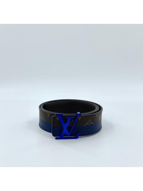 Louis Vuitton Louis Vuitton Color-Blocked Logo Monogram All-Over Print Belt