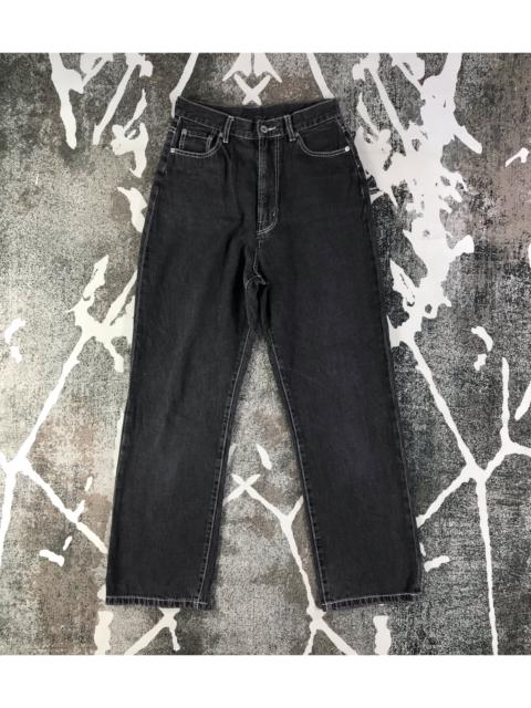 Other Designers Japanese Brand - Japanese Brand Jeans Faded Black High Waist Denim KJ1544