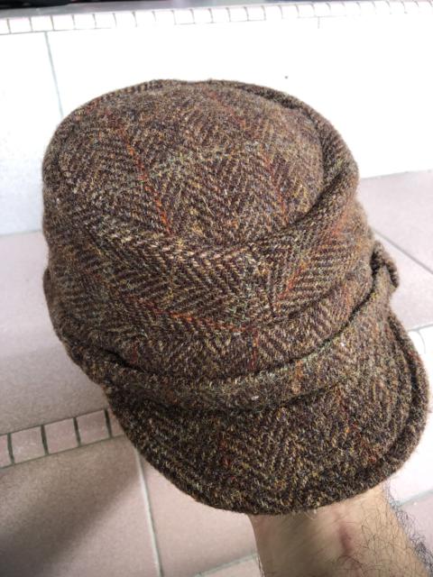 Other Designers Vintage - Vintage Harris Tweed x New York Hat Co. Hunter Wool Cap