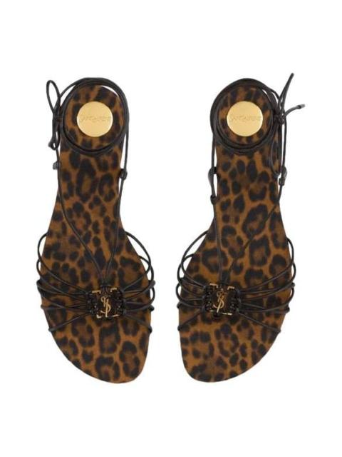 SAINT LAURENT Leather sandal