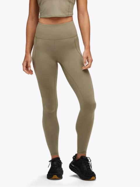 HOKA Women's Elaro Knit Tights 27" in Olive Haze