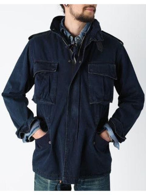 Kapital Kapital M65 Field Jacket Egyptian Twill Indigo Blue