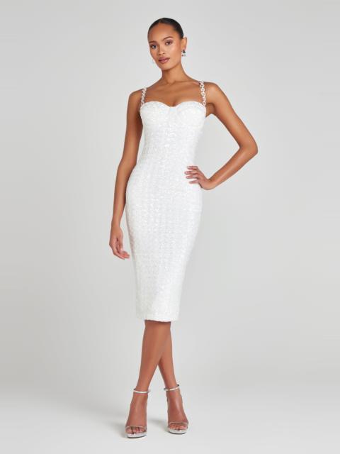 NADINE MERABI Nina White Dress