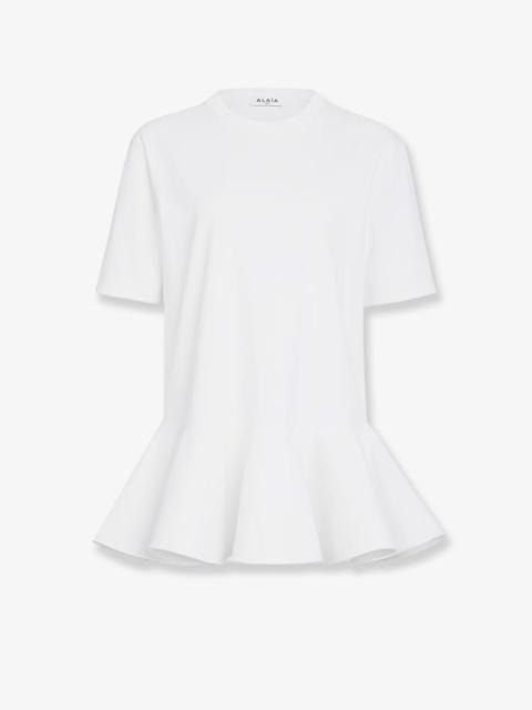 Alaïa Alaia Crinoline cotton jersey t-shirt (FR 36)
