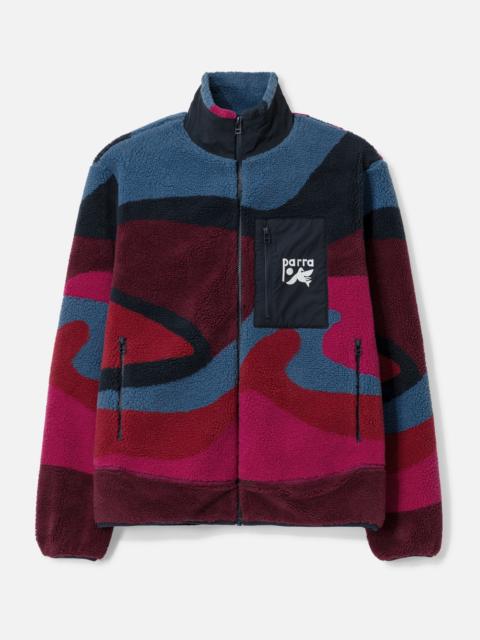 by Parra FULL FTP BOOSTER POLAR FLEECE JACKET RED