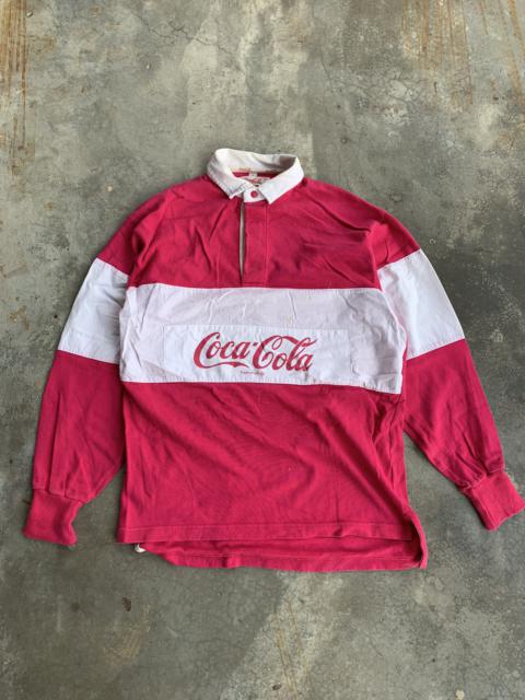 Other Designers Vintage - Vintage 90s Coca Cola Collared Sweatshirt