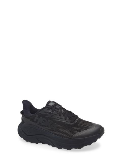 HOKA HOKA Challenger 8 GTX Gore-Tex® Waterproof Trail Running Shoe in Black /Carbon Black at Nordstrom