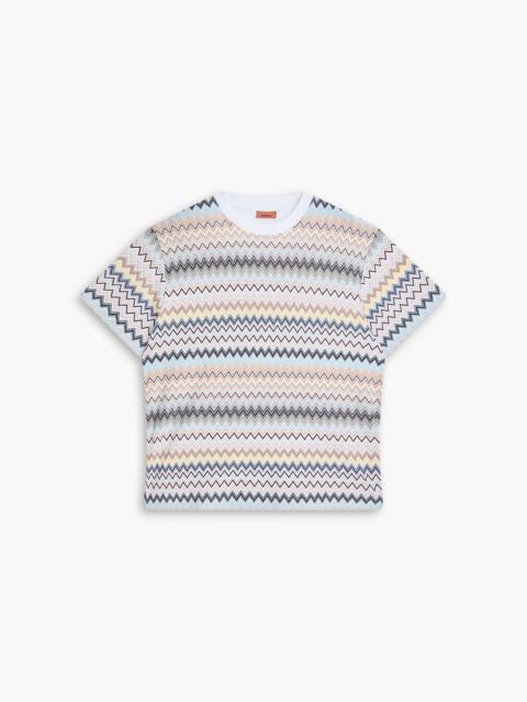Missoni Crochet-knit cotton T-shirt