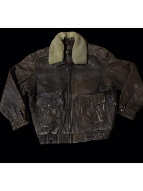Other Designers Vintage - 💥RARE💥Vintage Bomber Jacket Sherpa