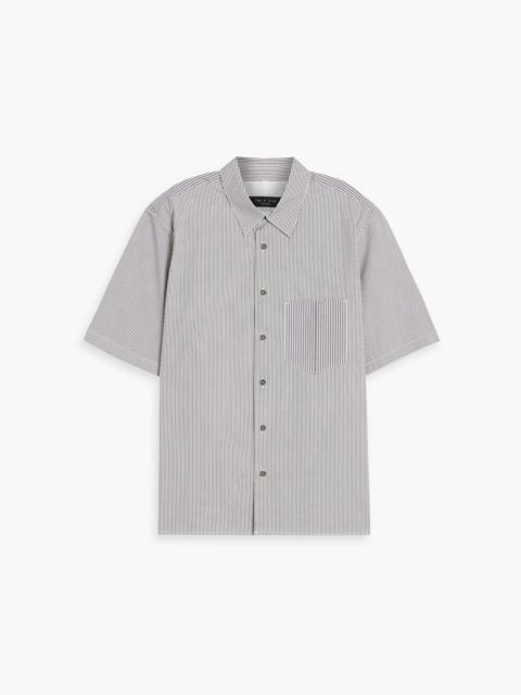 rag & bone Dalton striped cotton-blend poplin shirt