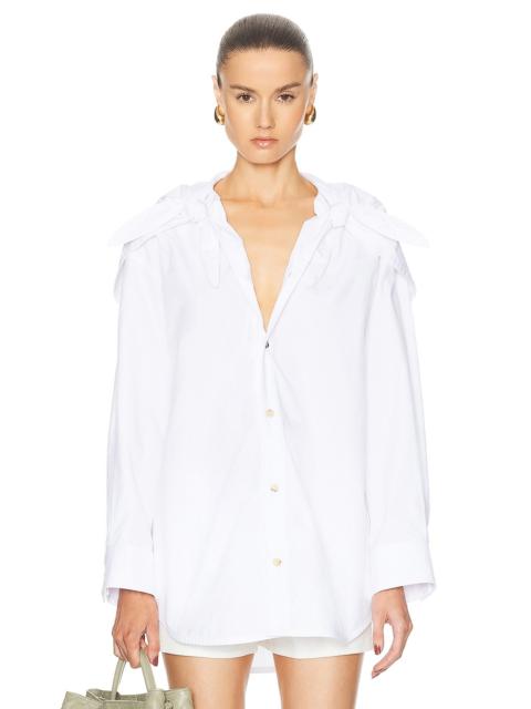 Bottega Veneta Long Sleeve Button Up Top