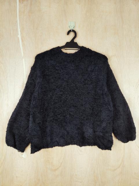 Other Designers Japanese Brand - Earth Music&Ecology Black Fur Mohair Knitwear #S291