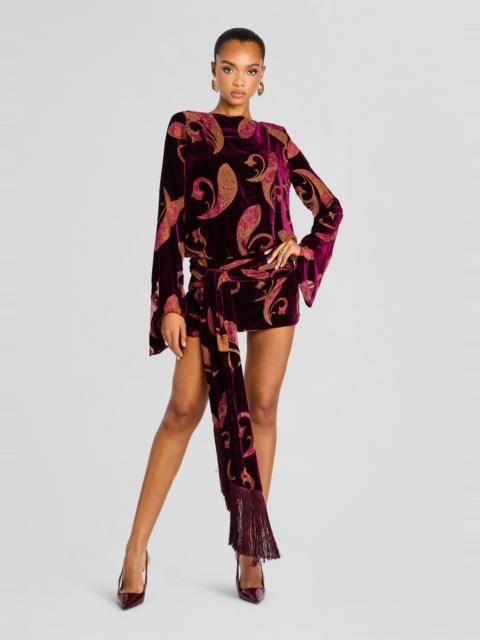 RETROFÊTE THESALY VELVET DRESS