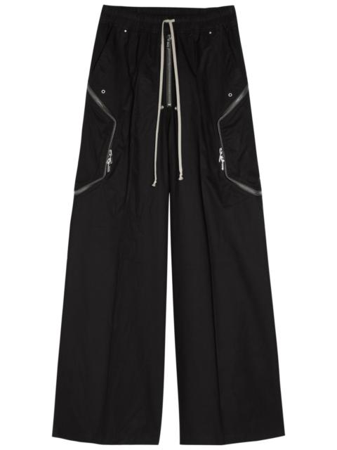 Rick Owens Rick Owens Heizer Belas Wide-leg Cotton Cargo Trousers