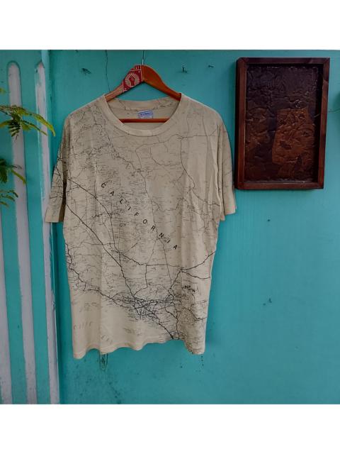 Other Designers All Sport - 💥 Vintage 90s California City Country Road Map 66 Design