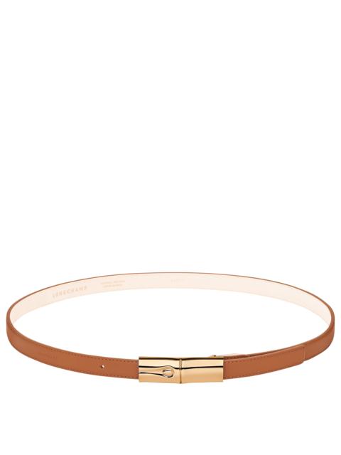 Longchamp Le Roseau Ladies' belt Cashew - Leather