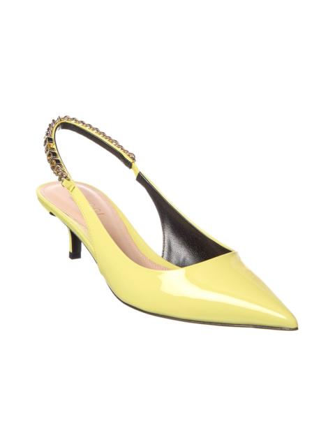 GUCCI Gucci Signoria Patent Slingback Pump