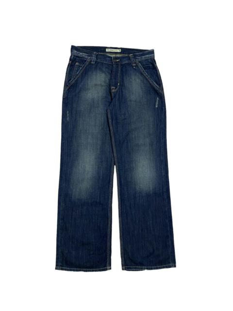 Vtg🔥Nigel Carbourn Utility Dark Blue Wash Jeans