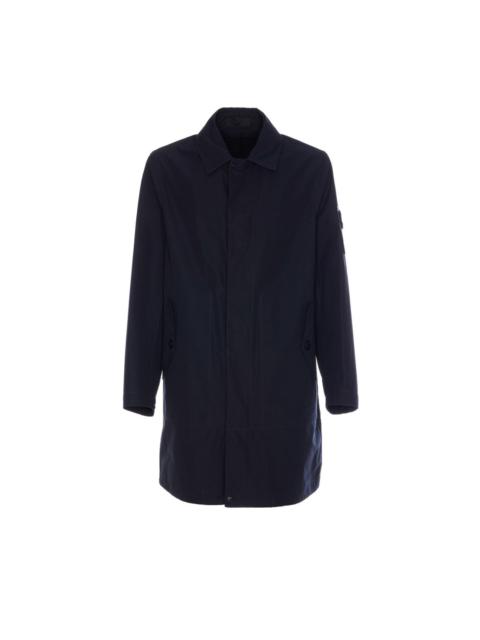 Stone Island Men Logo Weatherproof Trench