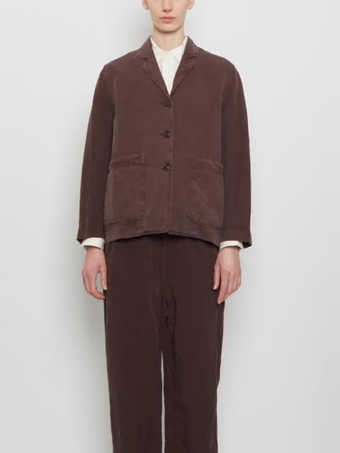 CASEY/CASEY Workwear Puddy Linen Jacket — Brown