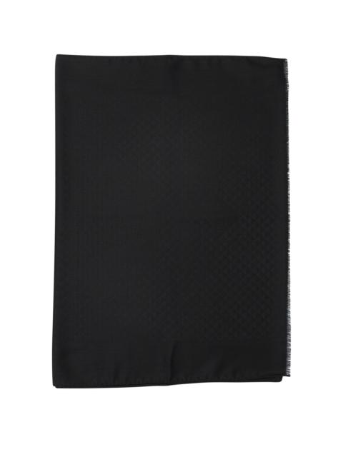 Prada Prada Wool and Silk Scarf Black Men
