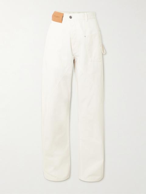 JW Anderson Twisted Paneled High-rise Jeans