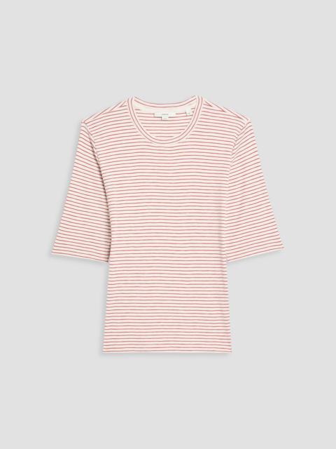 Other Designers Striped cotton and modal-blend jersey T-shirt