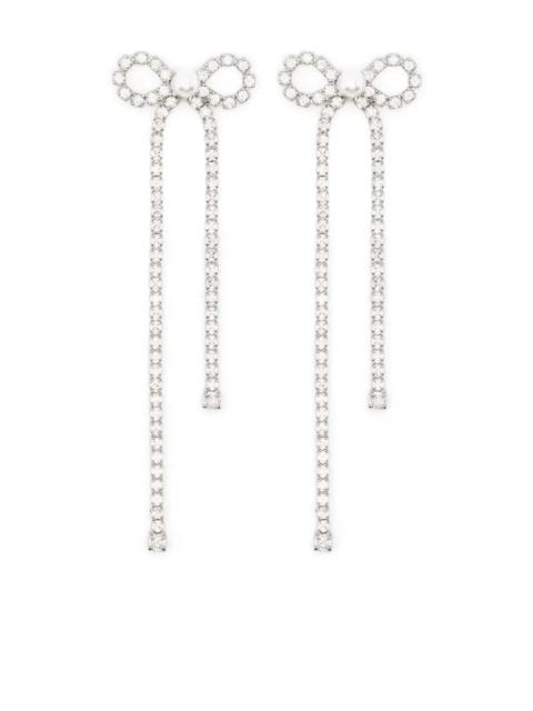 self-portrait Crystal Drop Earrings
