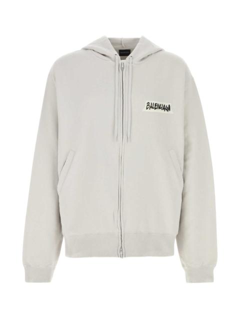 BALENCIAGA Balenciaga Men Chalk Cotton Sweatshirt