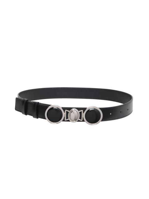 GABRIELA HEARST Grange Stone Belt in Black Leather