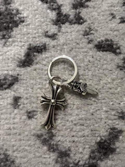 Chrome Hearts Cross dagger keychain key ring