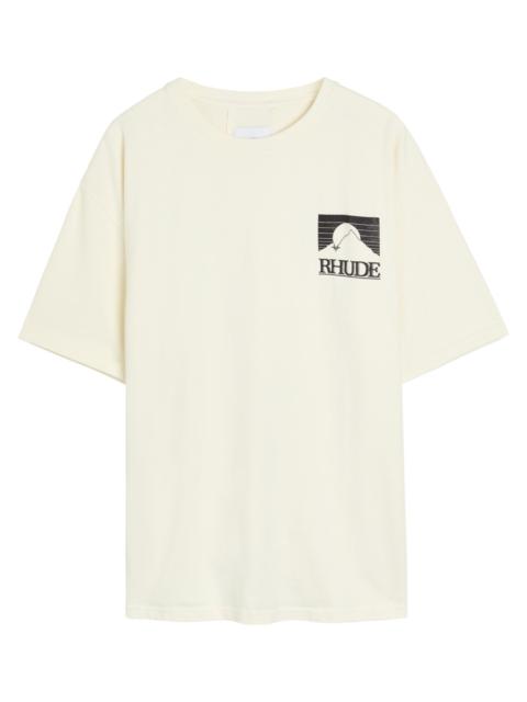 Rhude Rhude Moonlight Pack Printed Cotton T-shirt