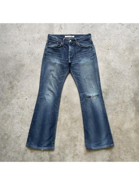 Other Designers Vintage Edwin XV Faded BOOTCUT Jeans FLARE Distressed Pants