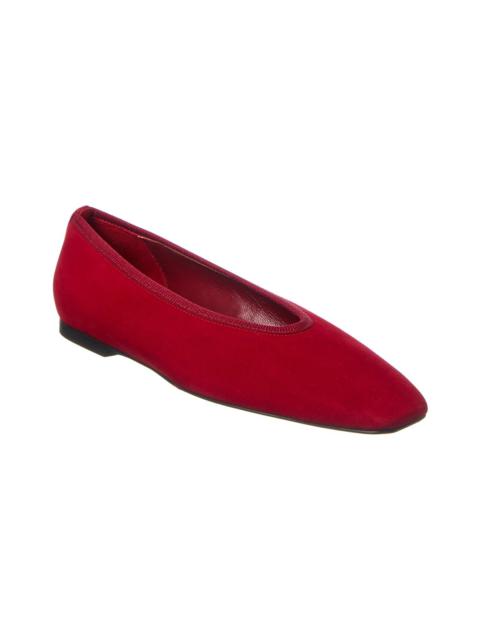 TOTEME Minimalist Suede Ballerina Flat