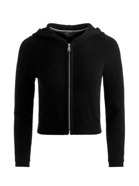 Alice + Olivia DOLLIE CARDIGAN ZIP HOODIE