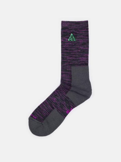 Nike ACG Everyday Cushioned Crew Socks in Black/Anthracite/Vivid Purple/Black