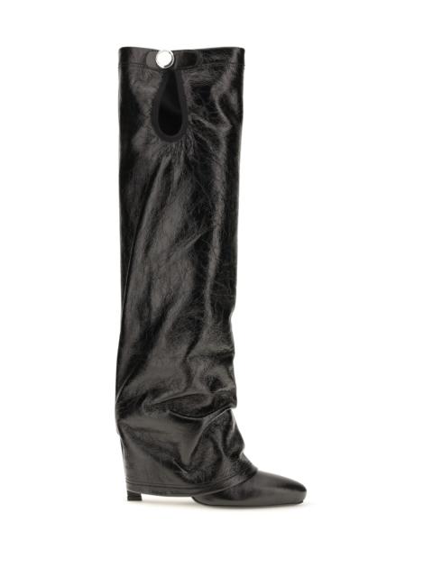 THE ATTICO The Attico Knee-high Eco-leather Boots Black Women