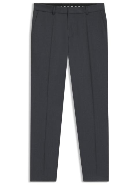 BOSS SLIM-FIT TROUSERS IN VIRGIN-WOOL SERGE
