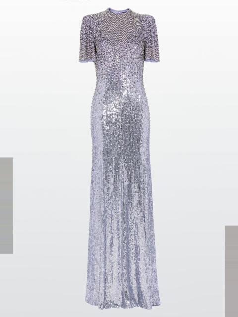 JENNY PACKHAM Jenny Packham Jourdain Sequin-Embellished Gown in Viola at Nordstrom